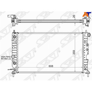 Радиатор OPEL VECTRA B 1.6/1.8/2.0/2.0TD/2.2 95-03 SAT