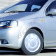 Крыло переднее левое с отверстием в цвет кузова Chevrolet Aveo T200 (2003-2008) седан