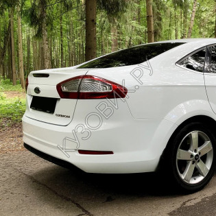 Бампер задний в цвет кузова Ford Mondeo 4 (2010-2014) седан рестайлинг