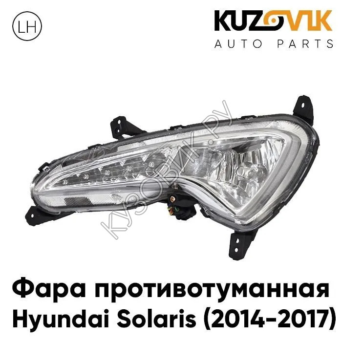 Фара правая Hyundai Solaris 2021 светодиодные ДХО (LED)