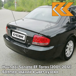 Дефлекторы окон Hyundai Sonata IV Sd 1998-2004; Tagaz 2004 с хромированной полосой