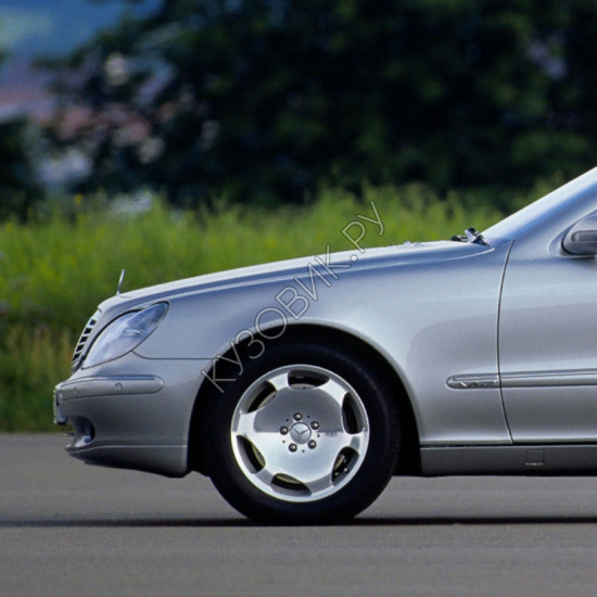 Крыло переднее левое в цвет кузова Mercedes S-Class W220 (1998-2005) Крыло переднее левое в цвет кузова Mercedes S-Class W220 (1998-2005)
