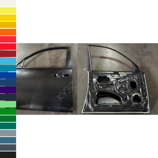 Дверь передняя левая в цвет кузова Mitsubishi L200 4 (2005-2014)