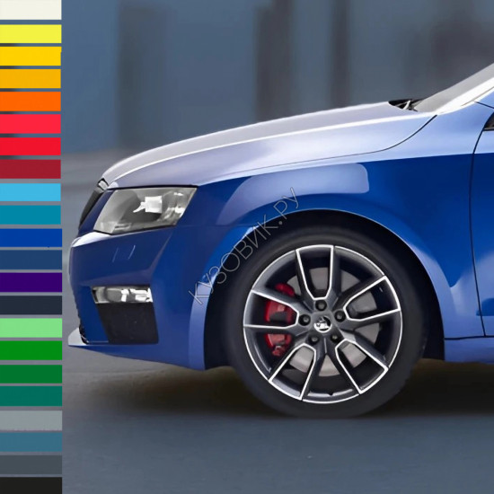 Крыло переднее левое в цвет кузова Skoda Octavia A7 (2013-2017) дорестайлинг Крыло переднее левое в цвет кузова Skoda Octavia A7 (2013-2017) дорестайлинг